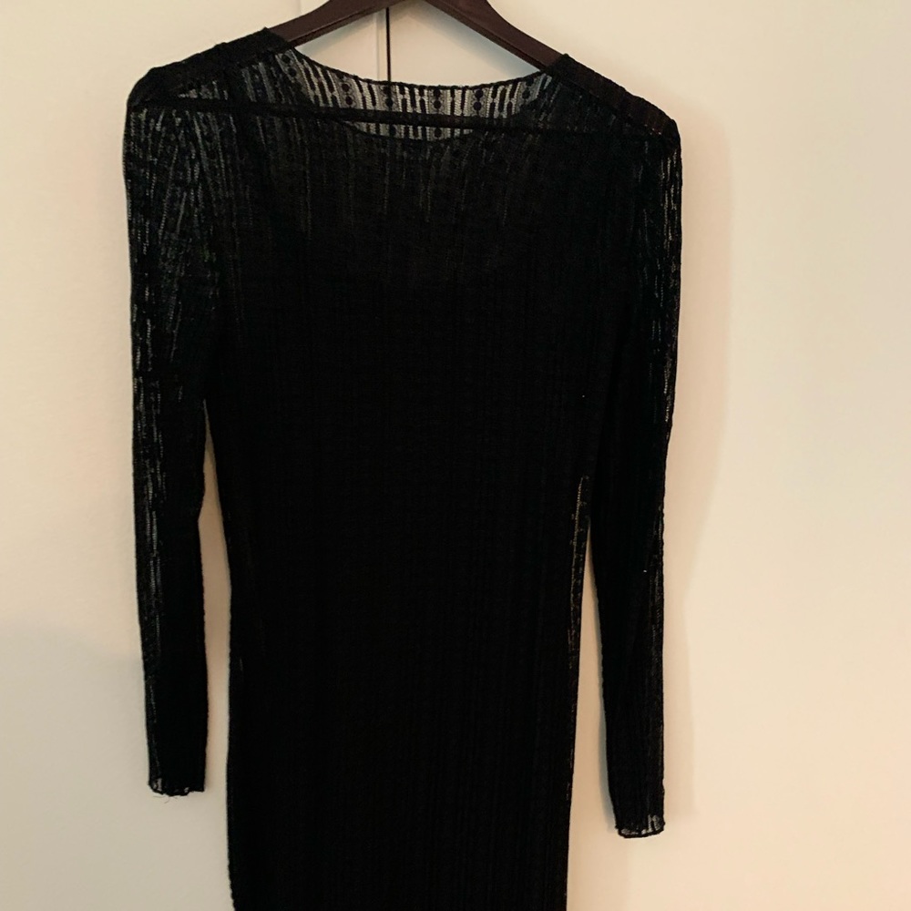 Black mini dress